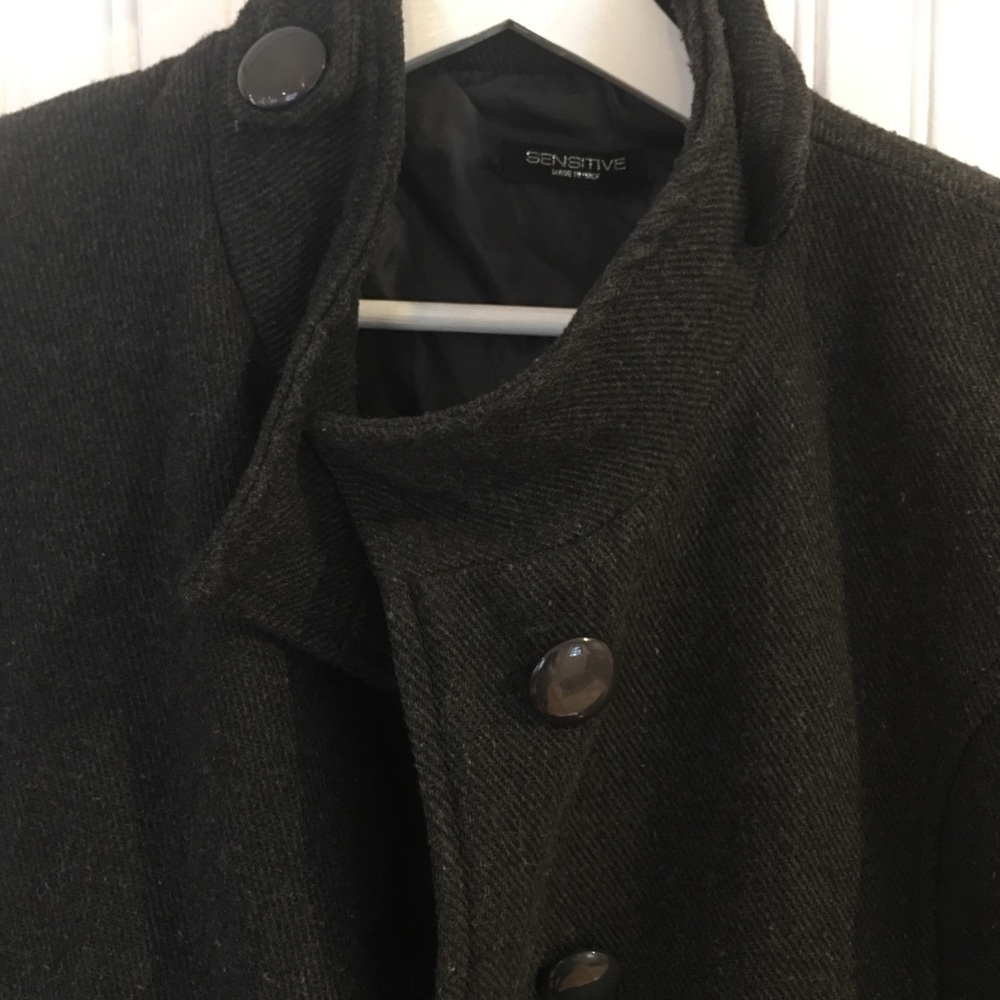 Cropped Wool Coat - Picture 2 of 4